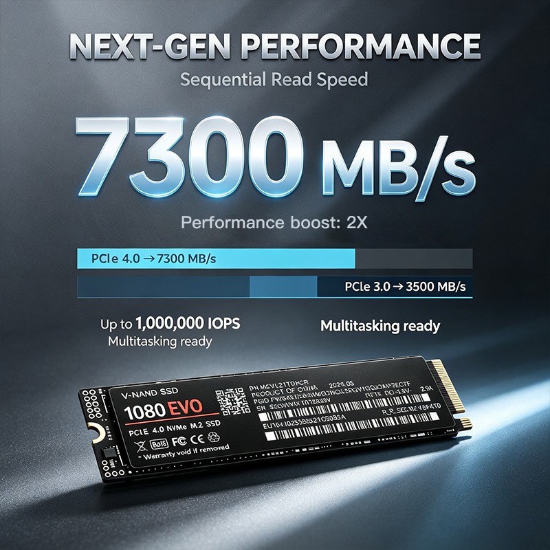 NEW High Performance 1080 EVO  - M.2 Nvme 4Tb Pcie 4.0 Ssd 评论和价格
